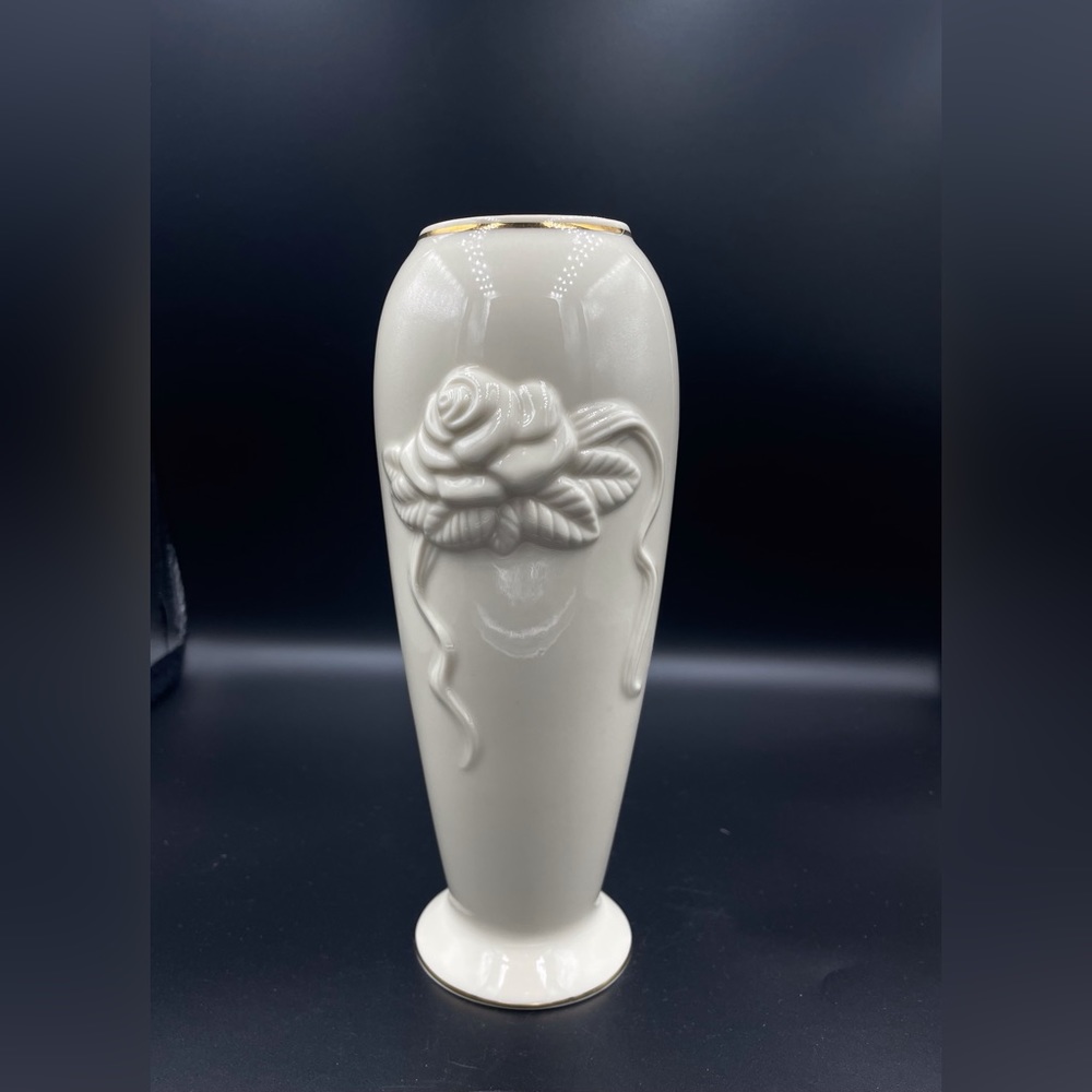 Vintage Porcelain RoseBud Vase by Lenox
